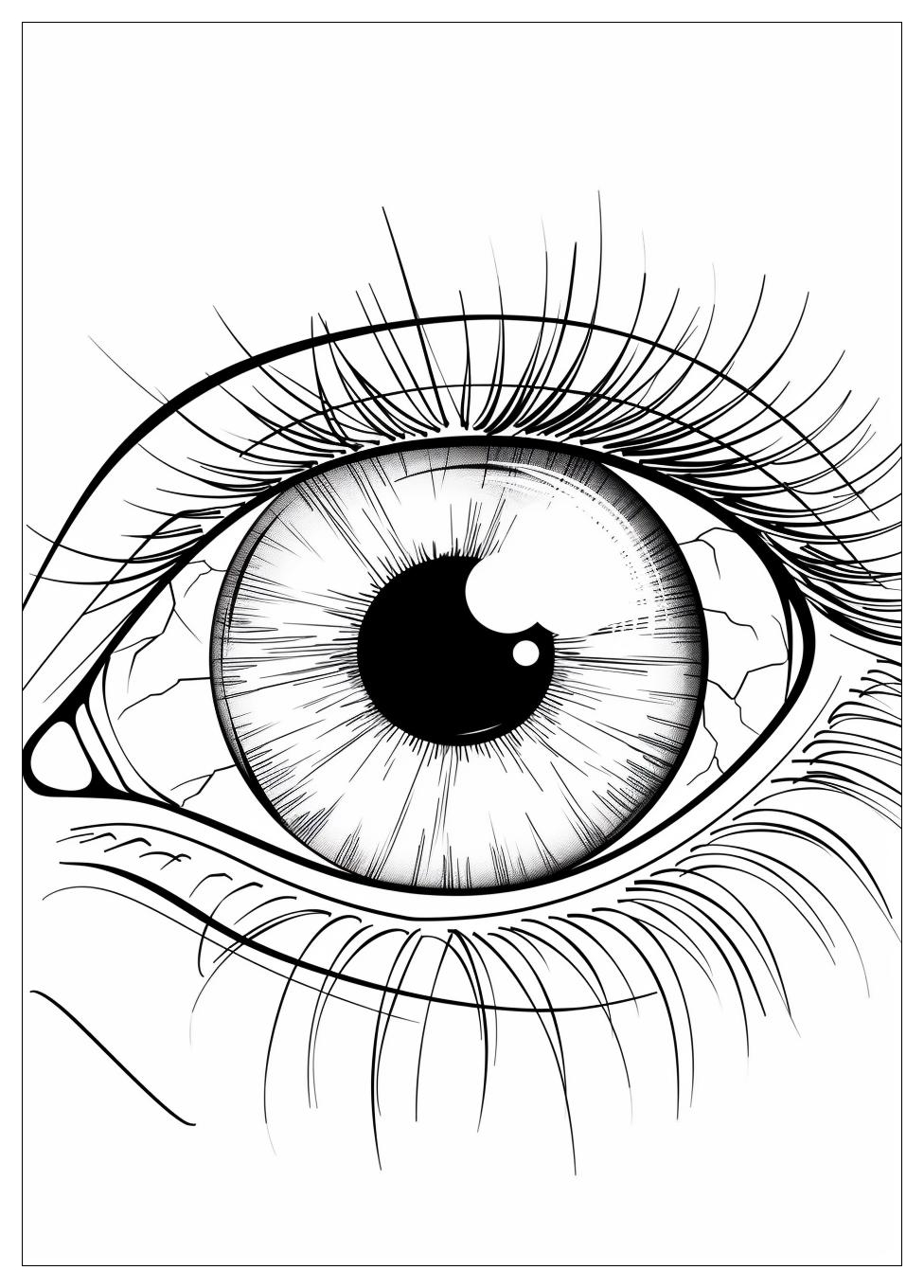 Eye Coloring Pages-10