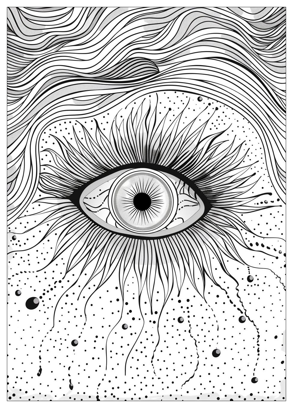 Eye Coloring Pages-15