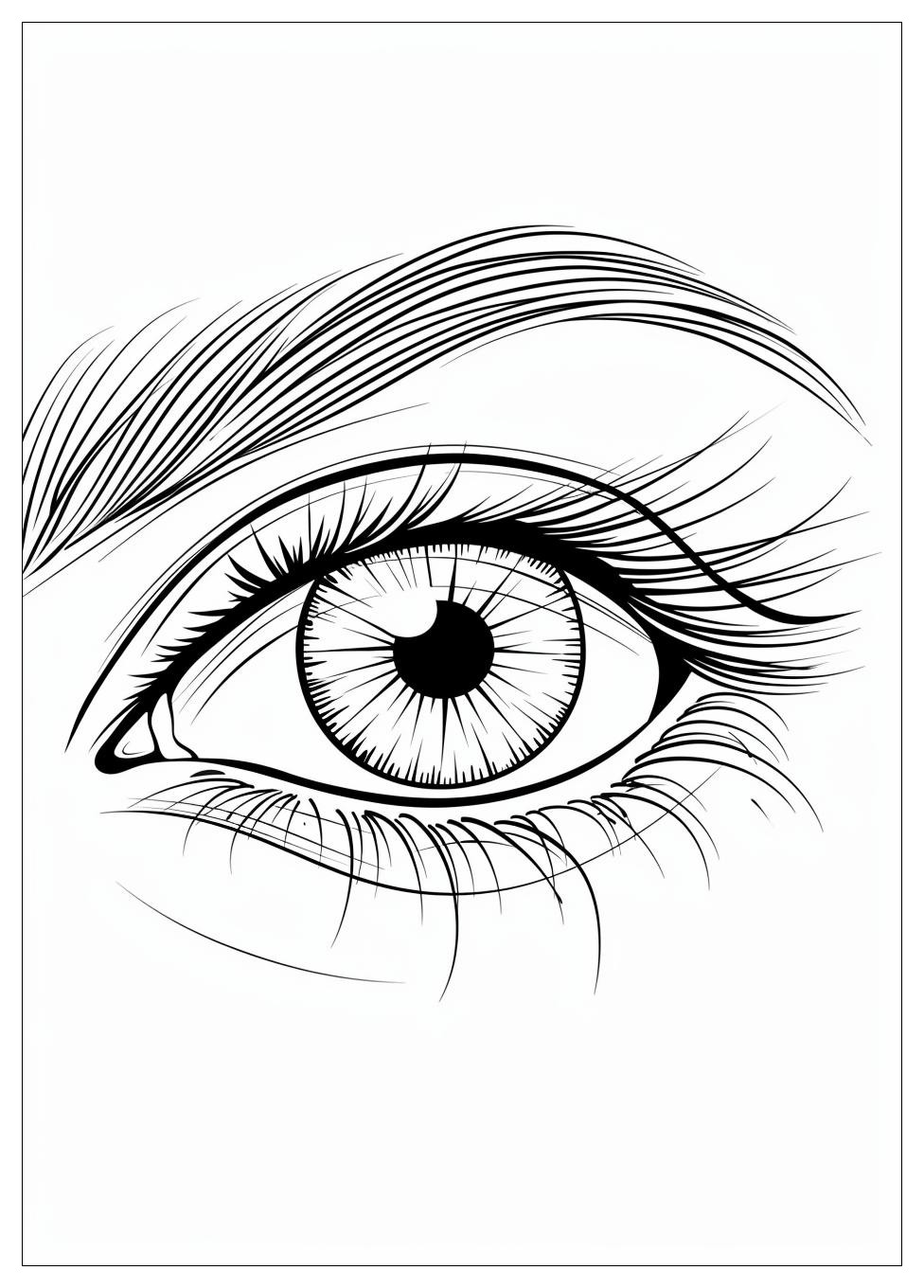 Eye Coloring Pages-2