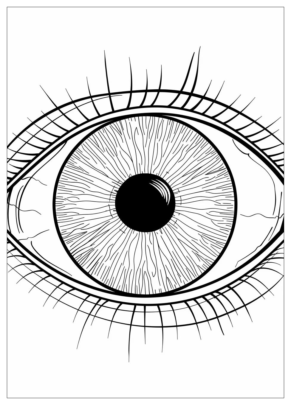 Eye Coloring Pages-3