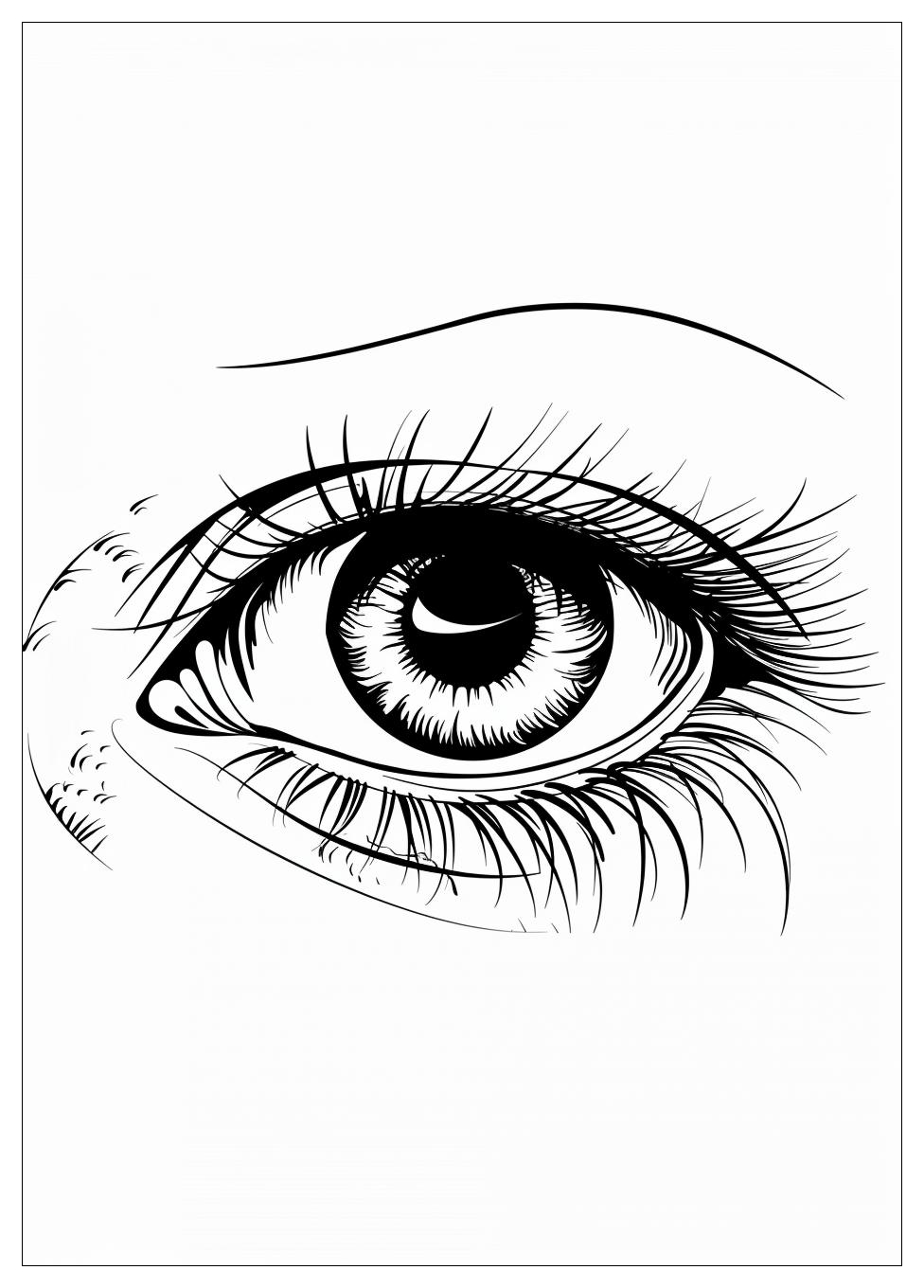 Eye Coloring Pages-4