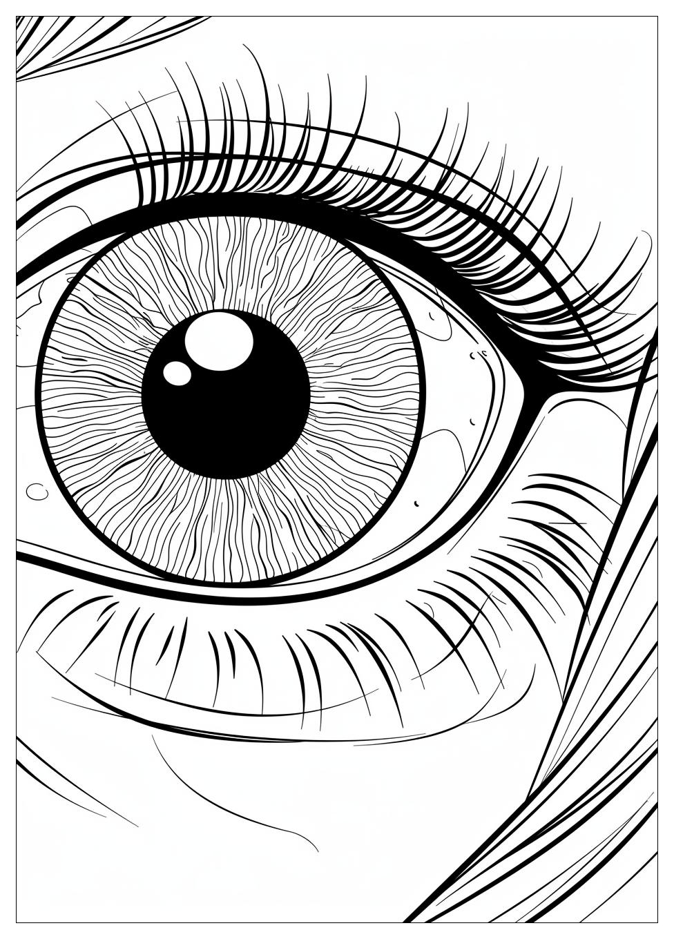 Eye Coloring Pages-6
