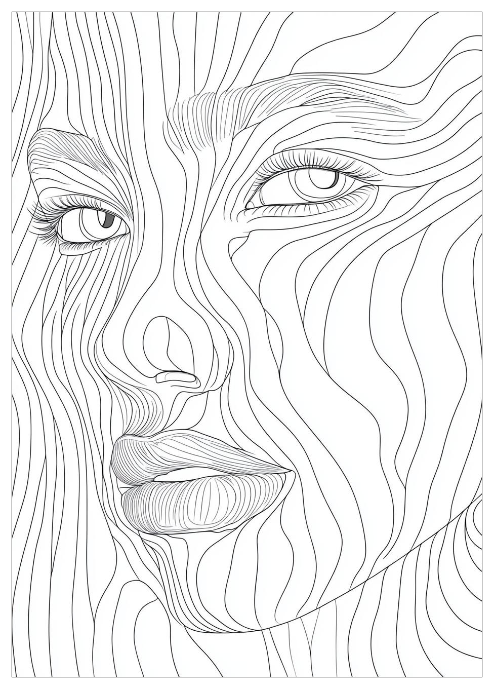 Face Coloring Pages-11