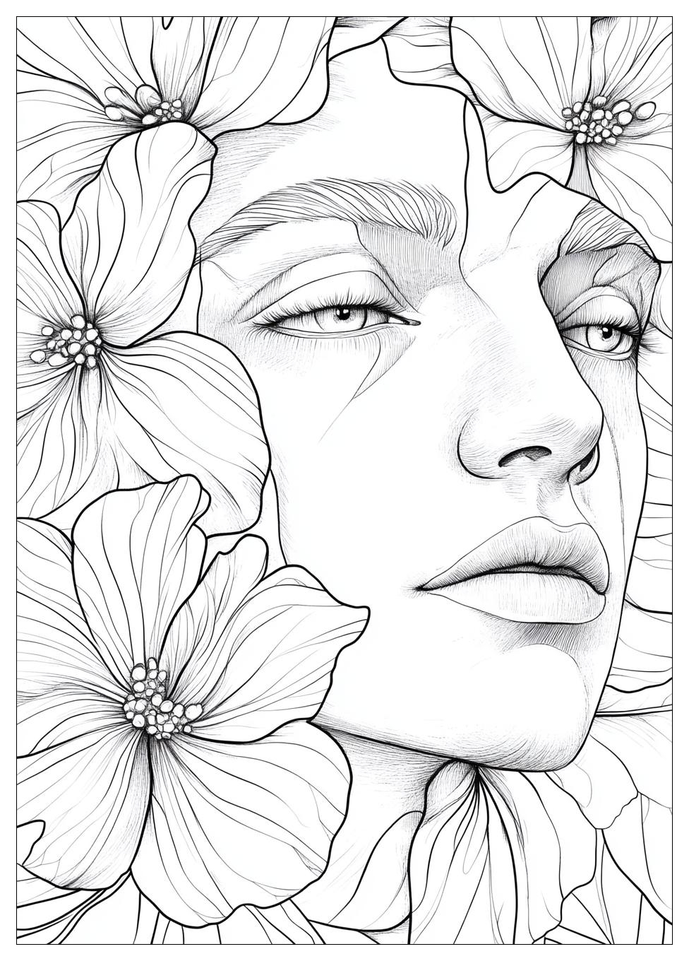 Face Coloring Pages-12