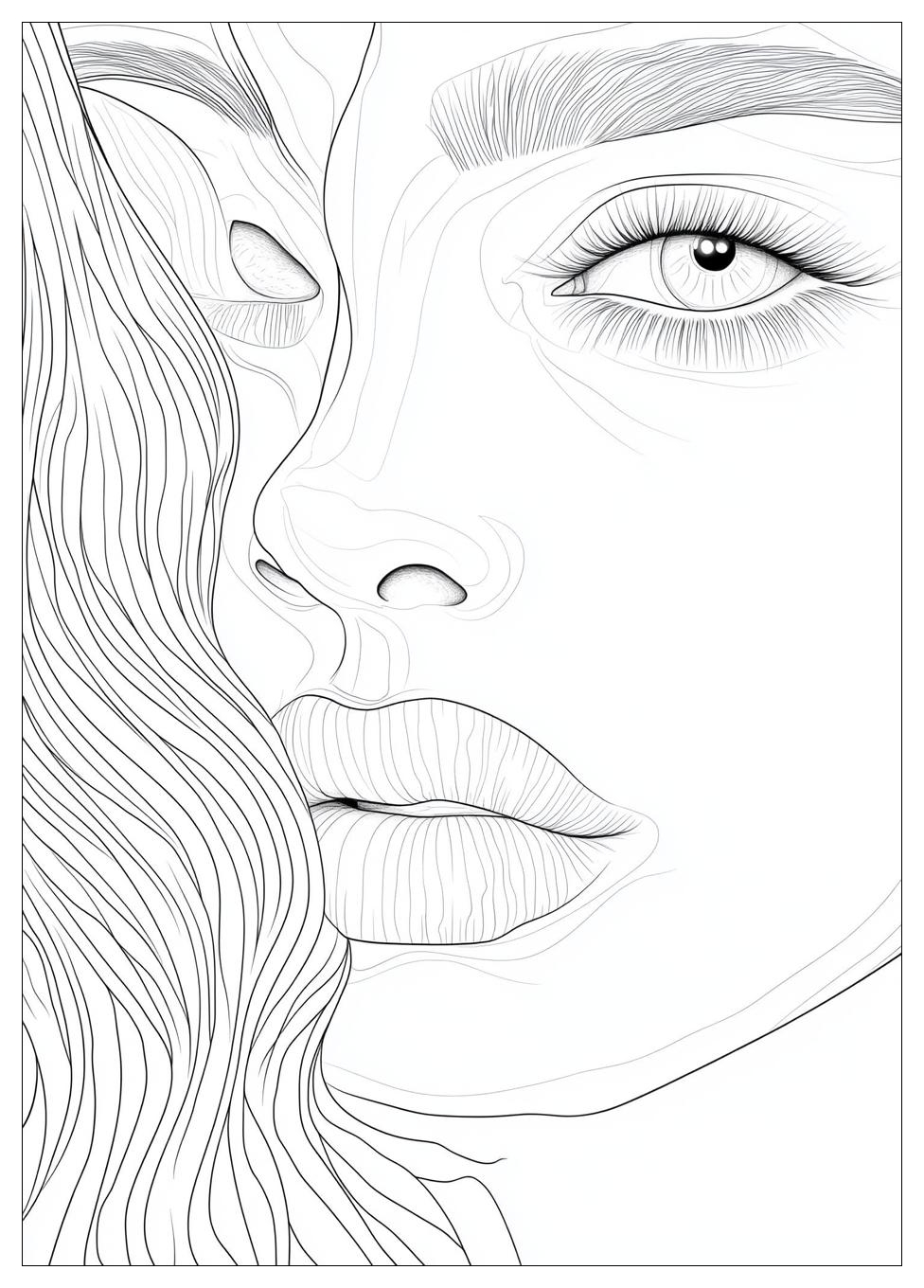 Face Coloring Pages-13