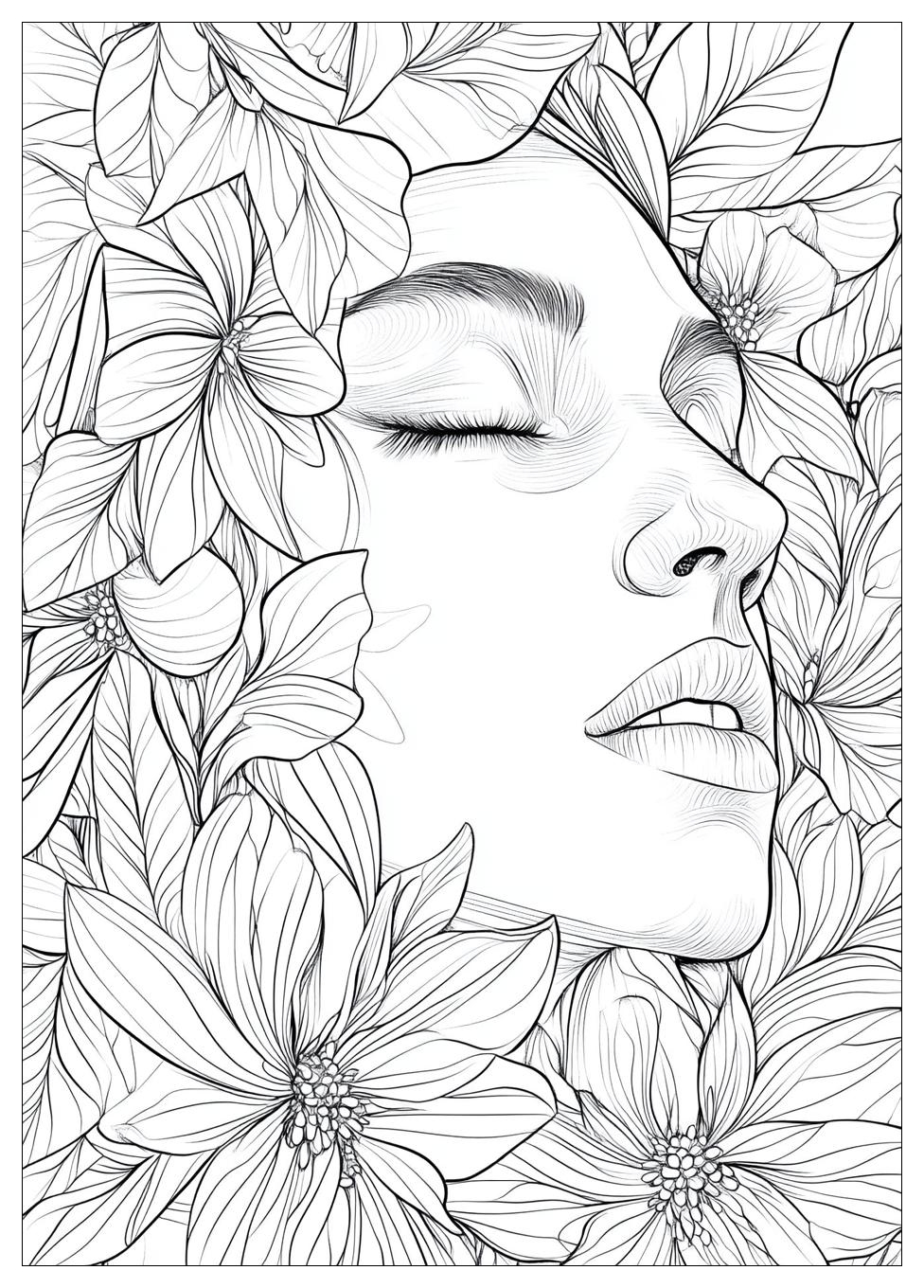 Face Coloring Pages-14