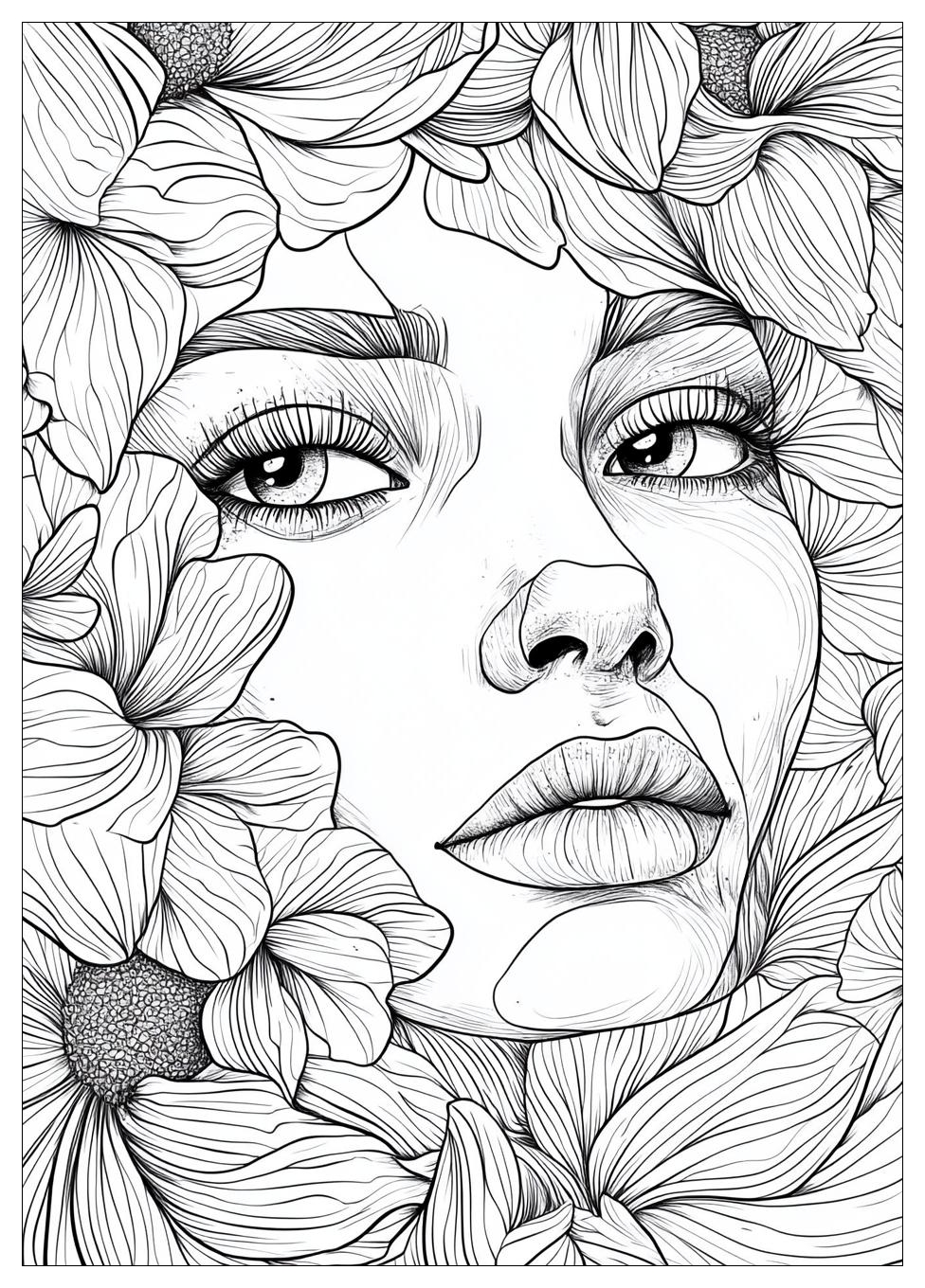 Face Coloring Pages-15