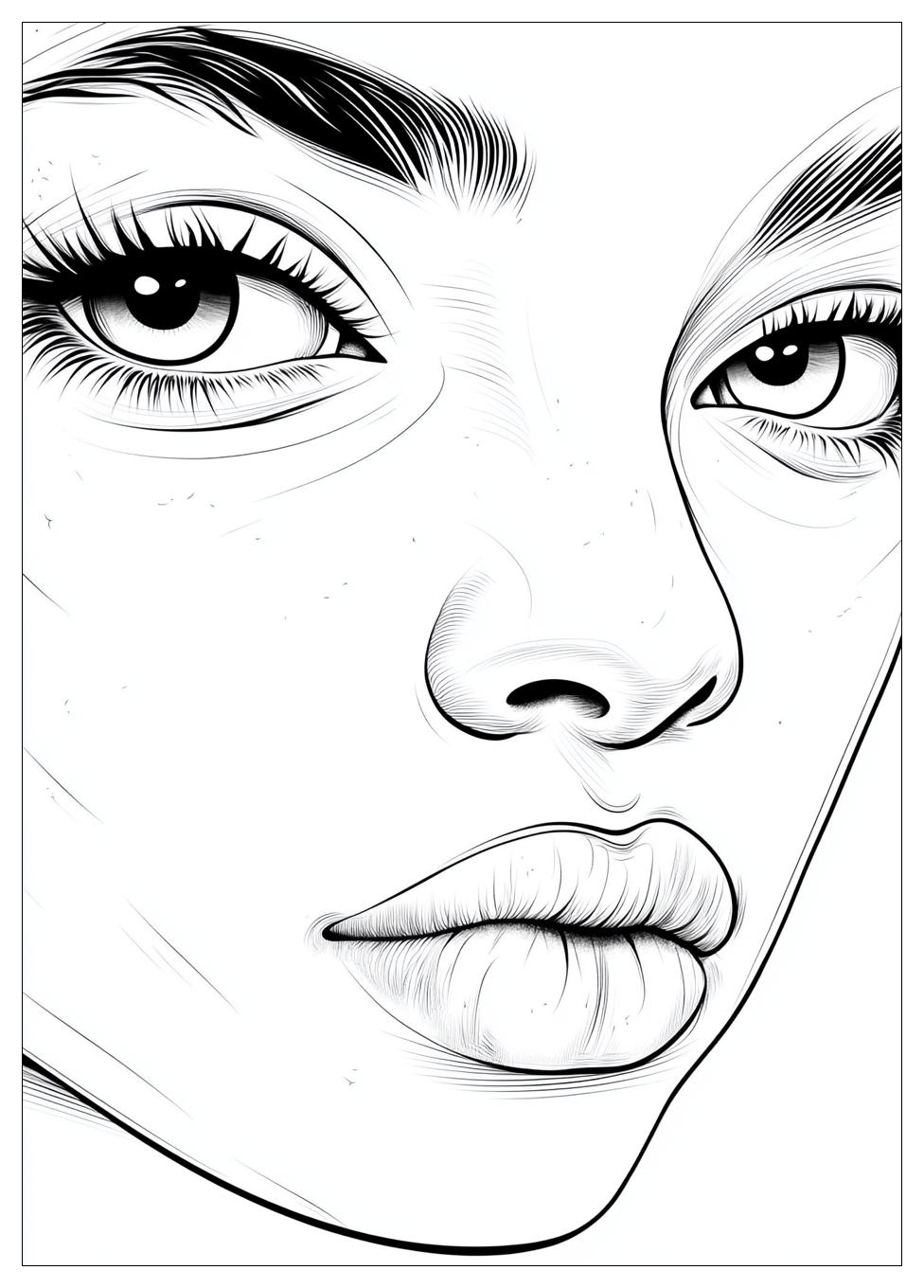 Face Coloring Pages-17
