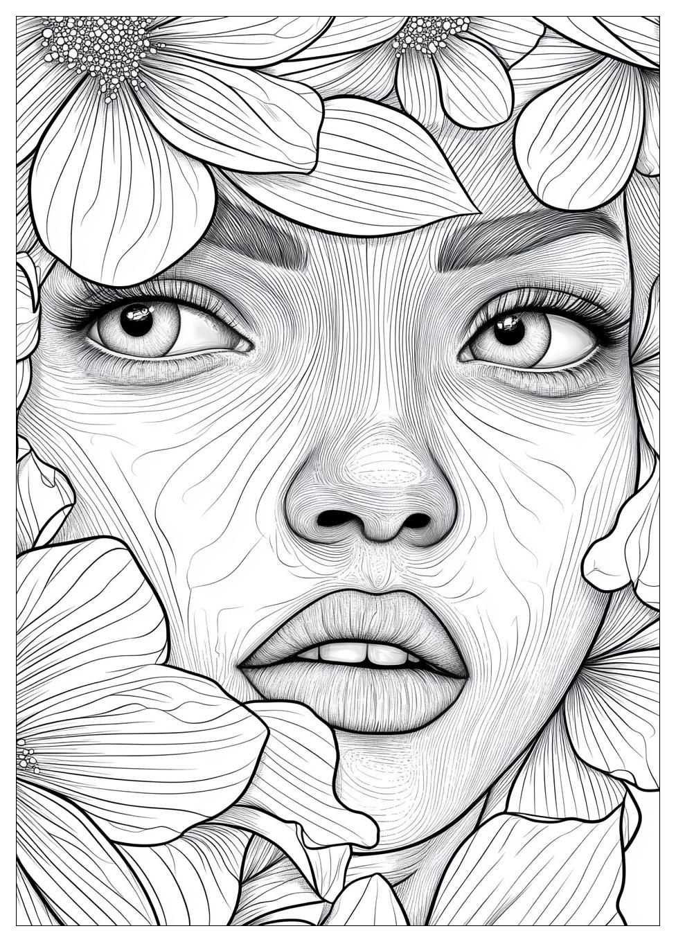 Face Coloring Pages-18