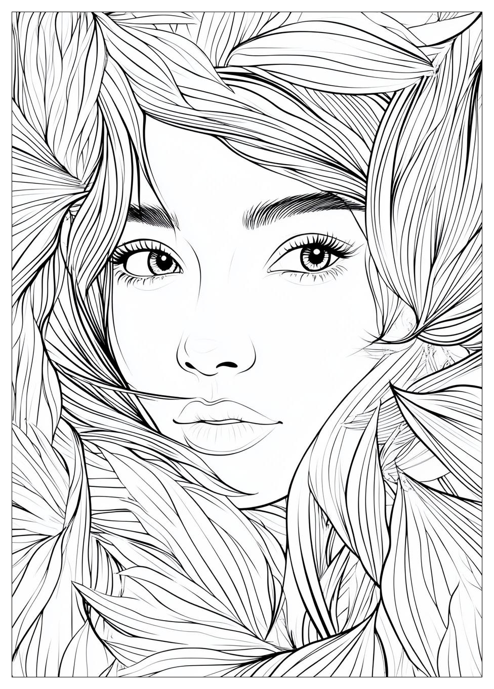 Face Coloring Pages-20