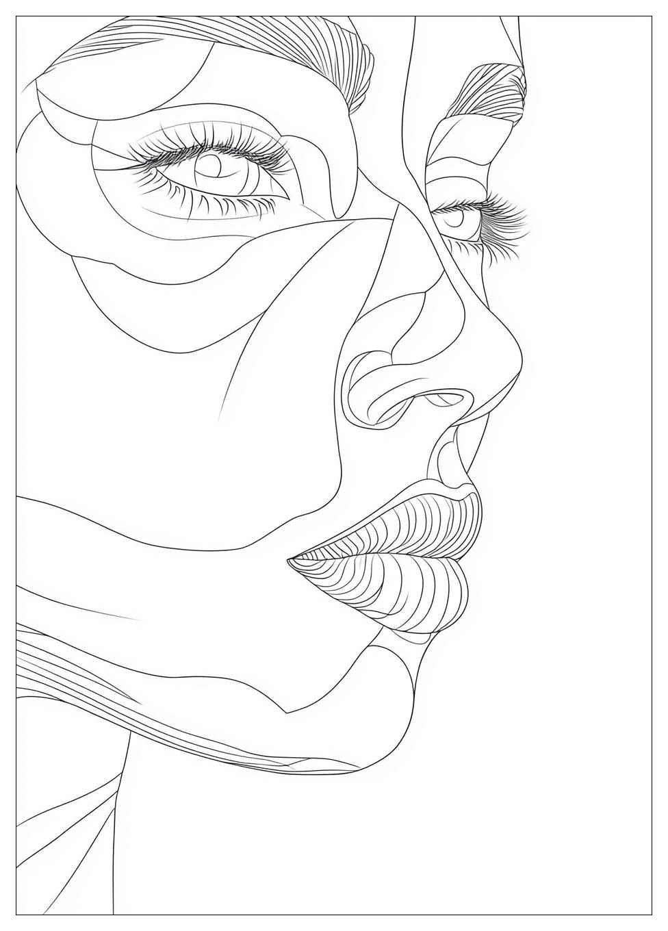 Face Coloring Pages-4