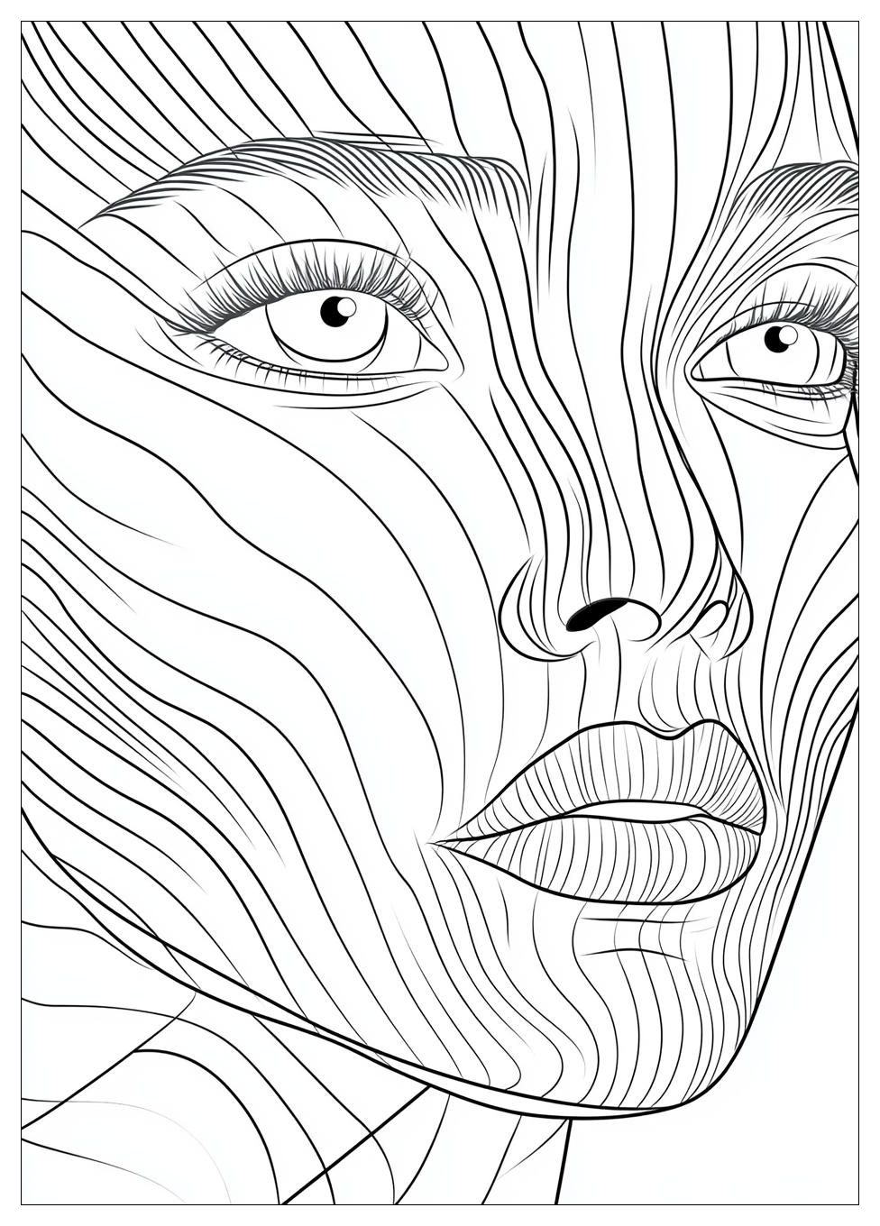 Face Coloring Pages-5