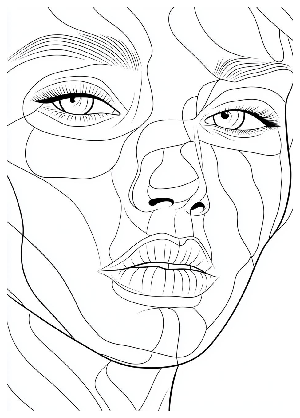 Face Coloring Pages-6