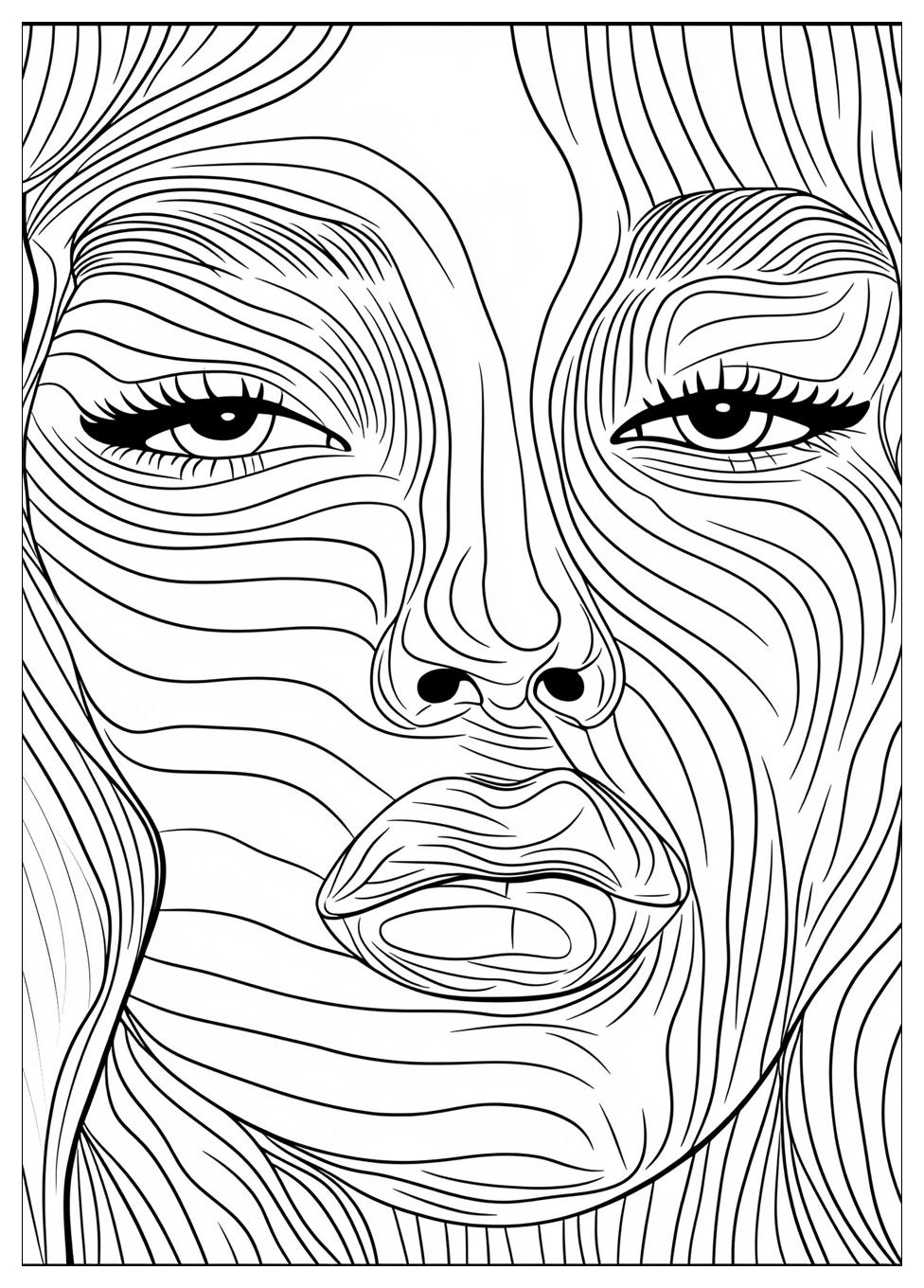 Face Coloring Pages-7