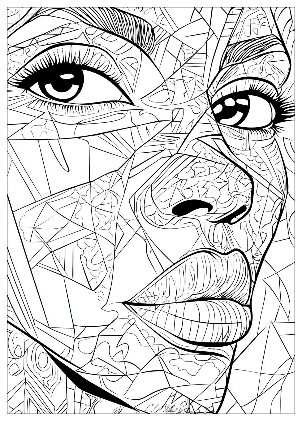 Face Coloring Pages-8