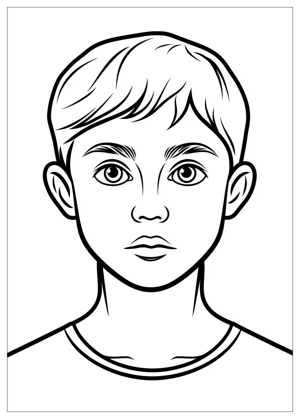 Face Coloring Pages-9