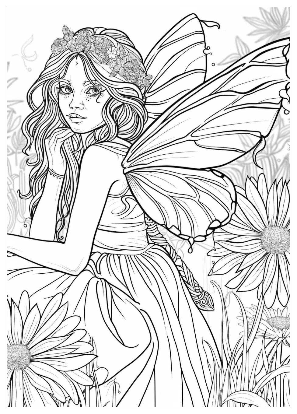 Fairy Coloring Pages-11