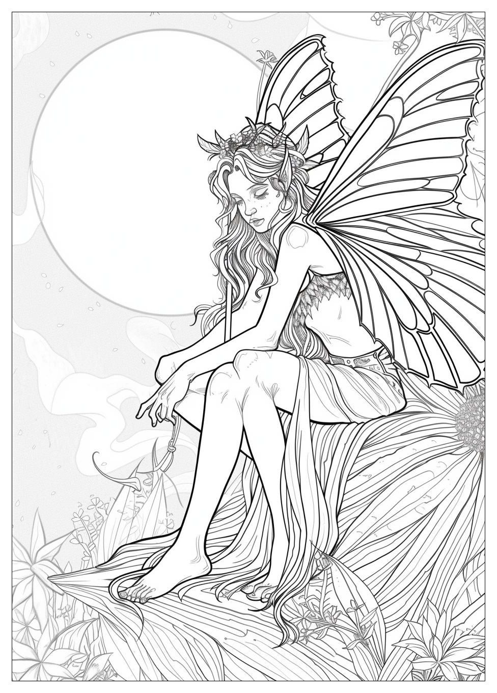 Fairy Coloring Pages-12