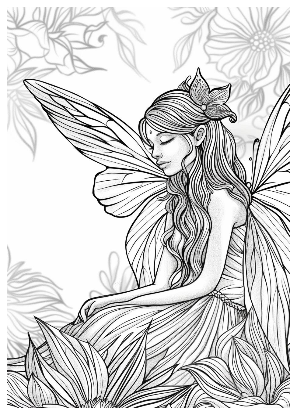 Fairy Coloring Pages-14