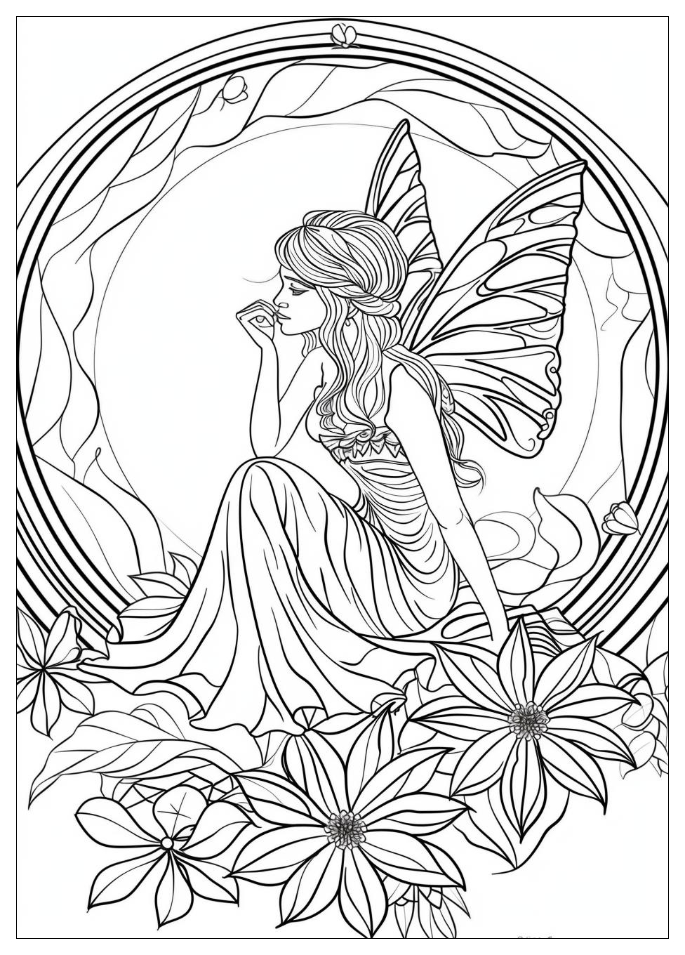 Fairy Coloring Pages-3