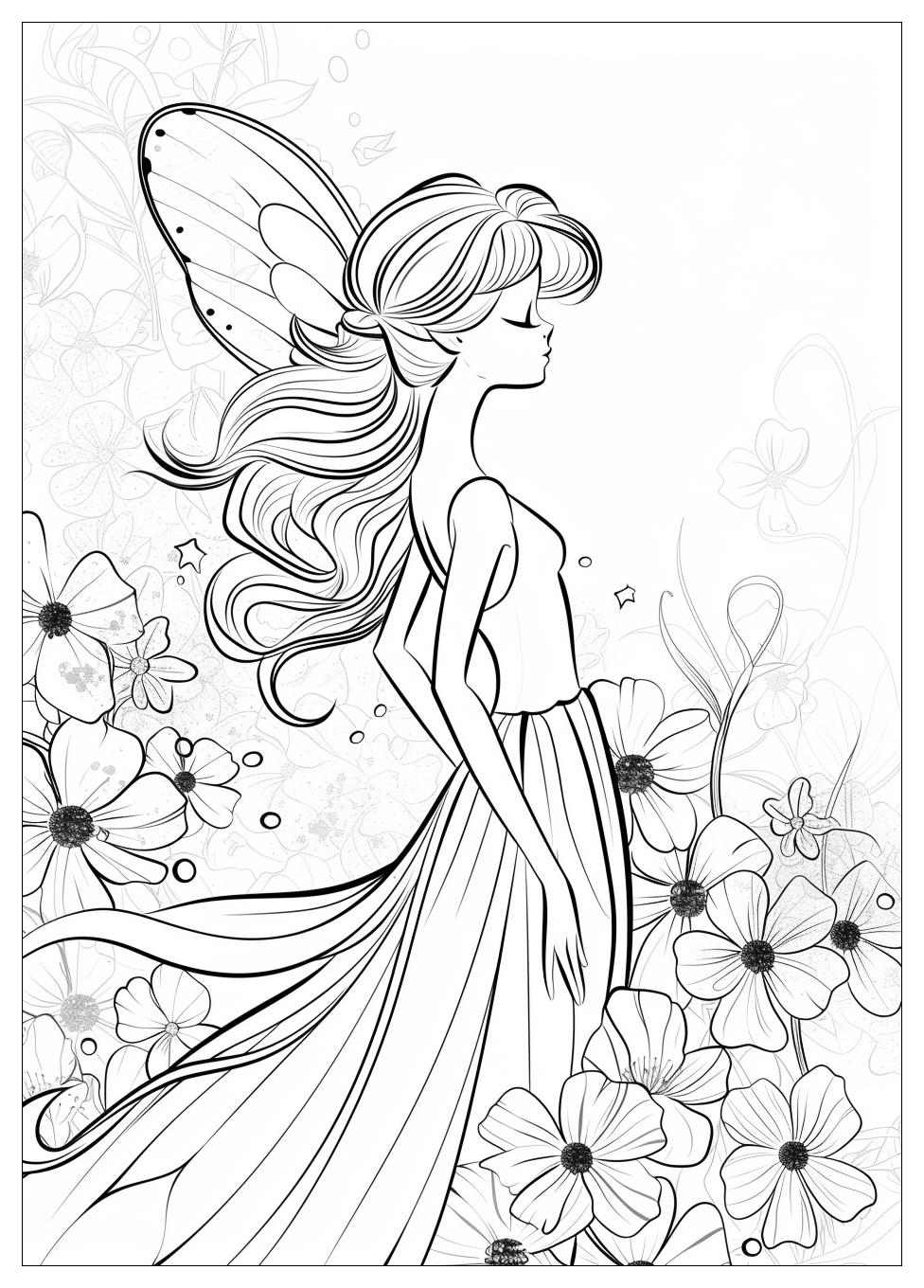 Fairy Coloring Pages-7