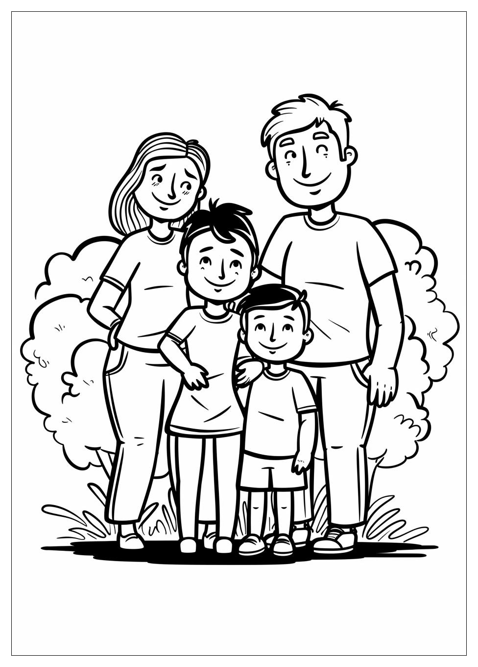 Family Coloring Pages-10