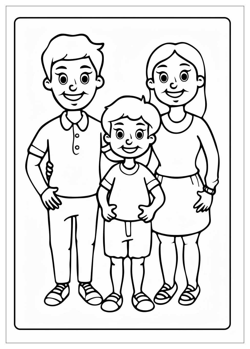 Family Coloring Pages-12