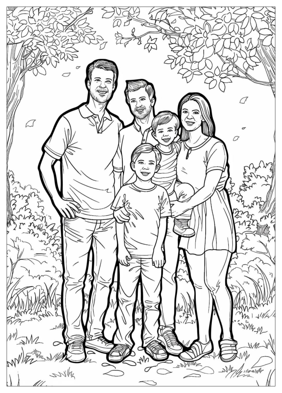 Family Coloring Pages-13