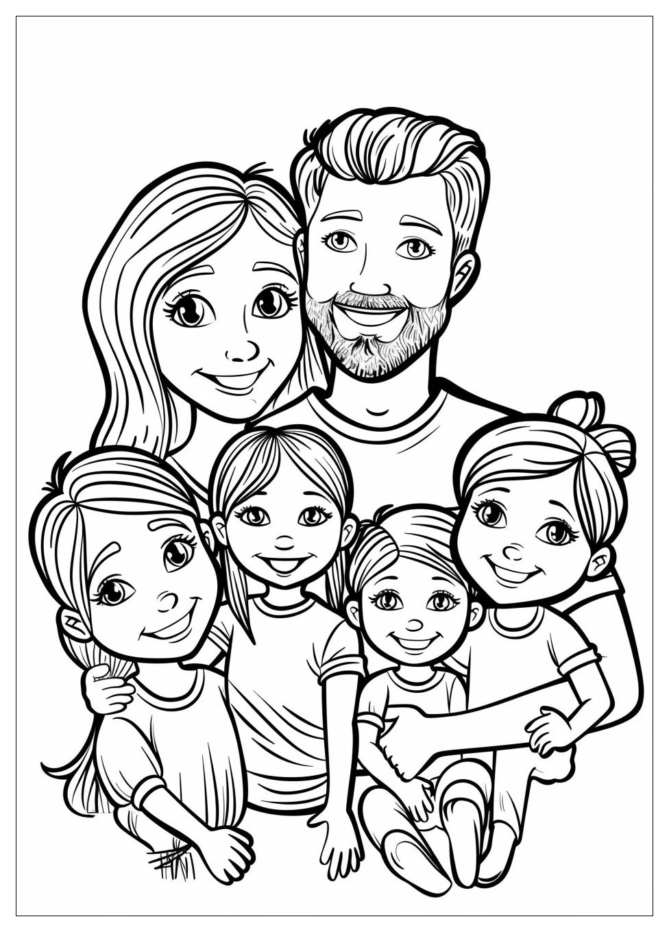 Family Coloring Pages-16