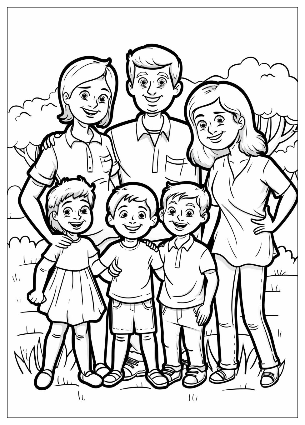 Family Coloring Pages-18