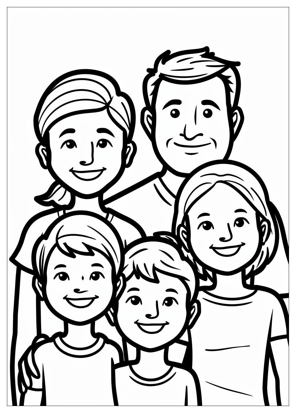 Family Coloring Pages-2