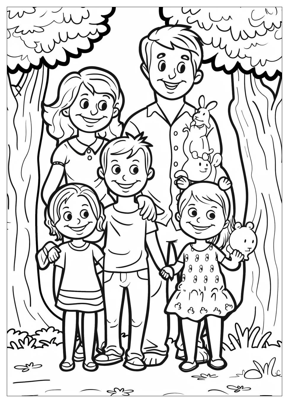 Family Coloring Pages-3