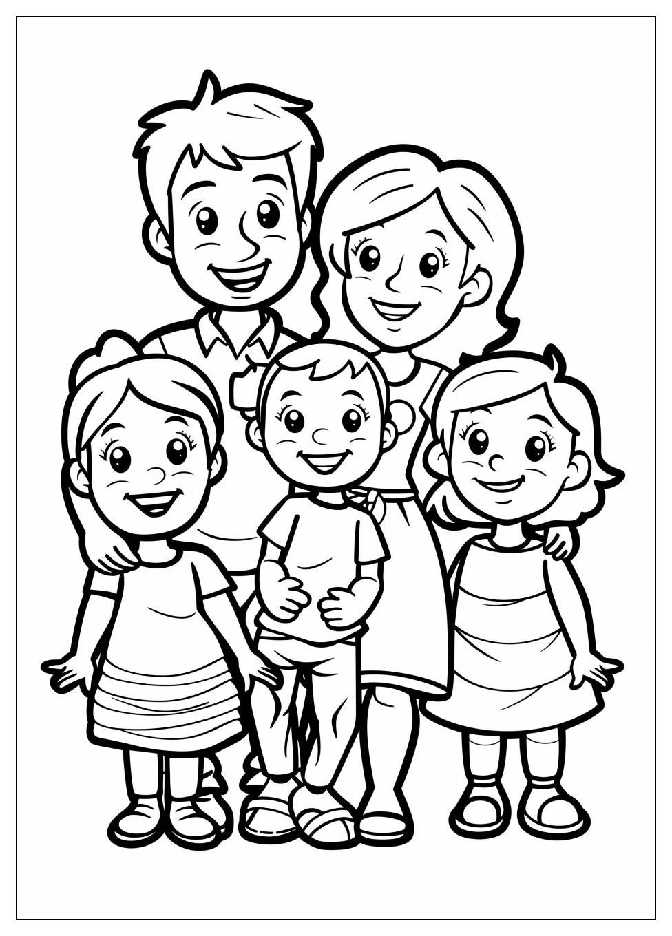 Family Coloring Pages-5