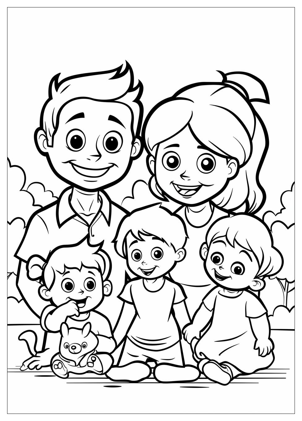 Family Coloring Pages-7