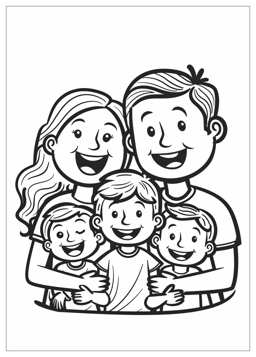 Family Coloring Pages-8