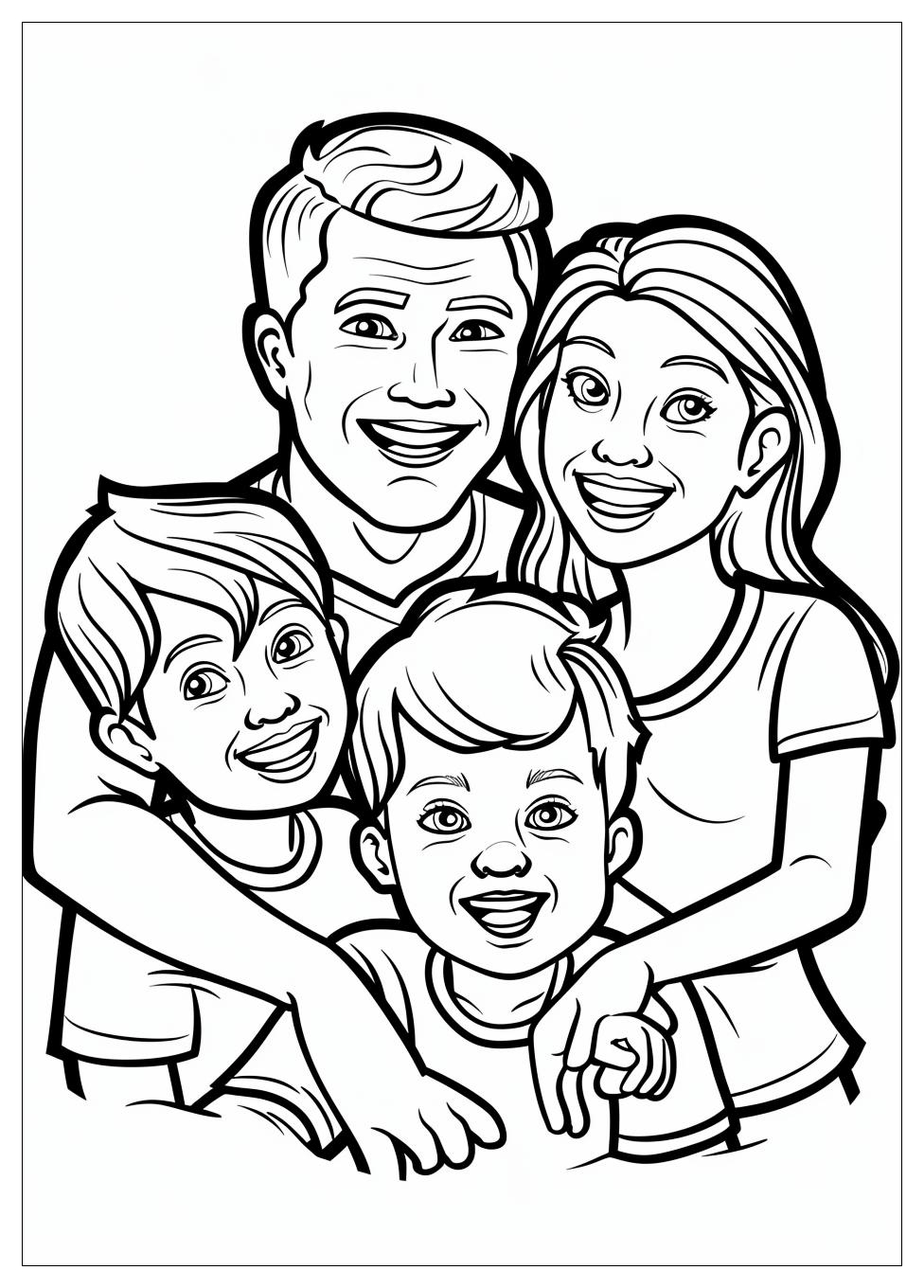 Family Coloring Pages-9