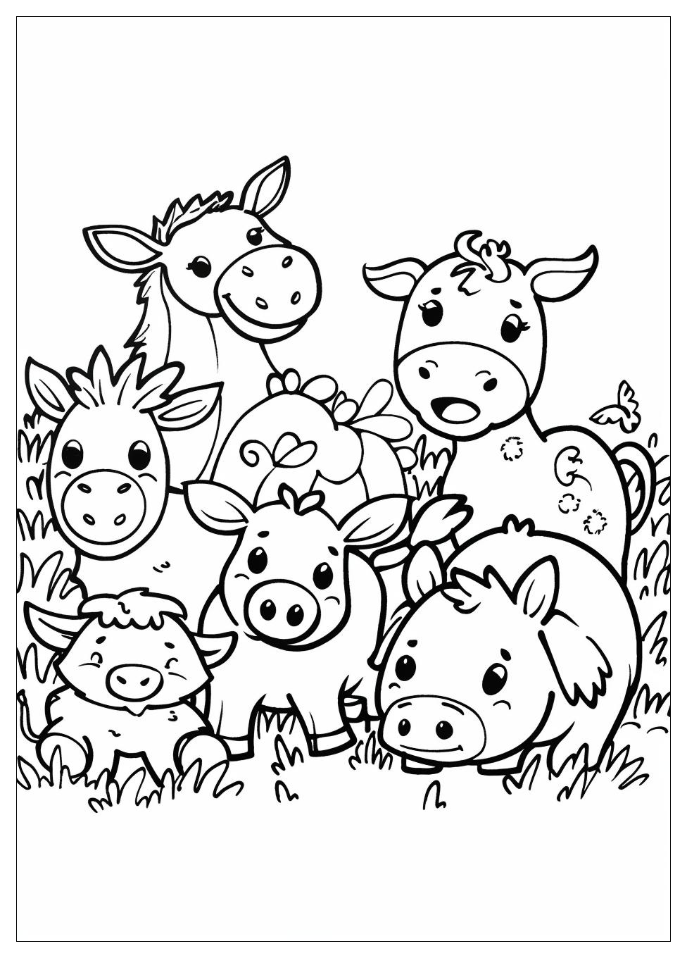 Farm Animals Coloring Pages-10