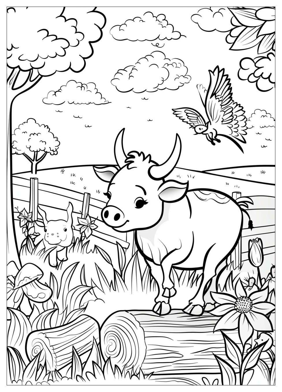 Farm Animals Coloring Pages-12