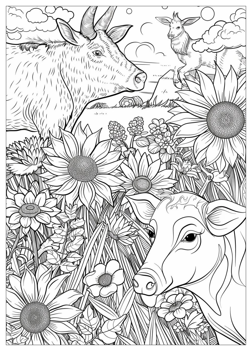 Farm Animals Coloring Pages-14