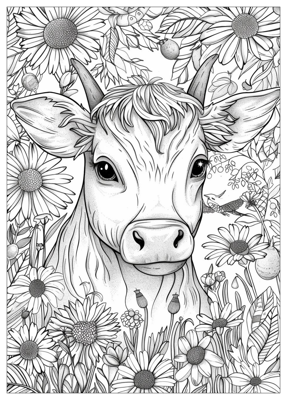 Farm Animals Coloring Pages-16