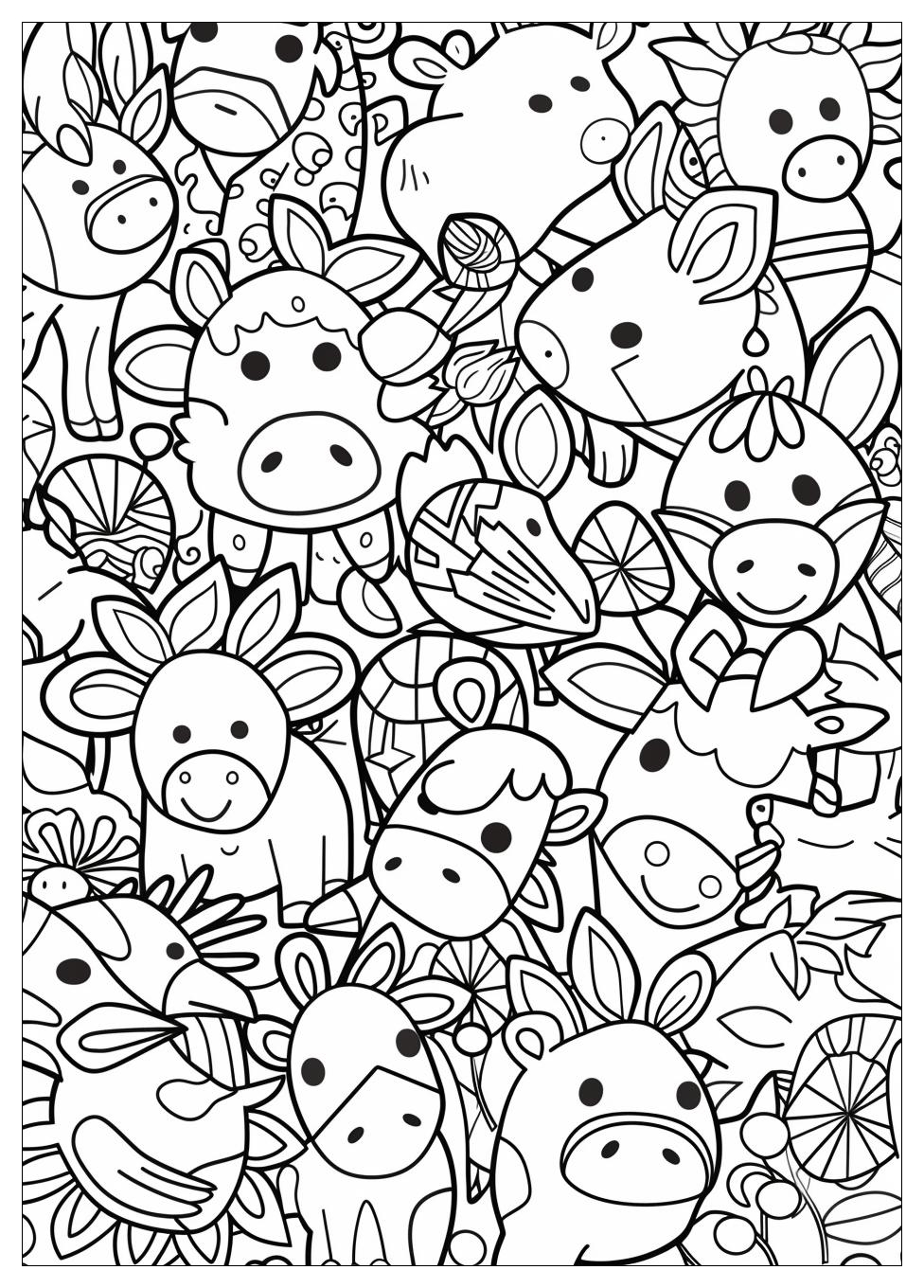 Farm Animals Coloring Pages-17