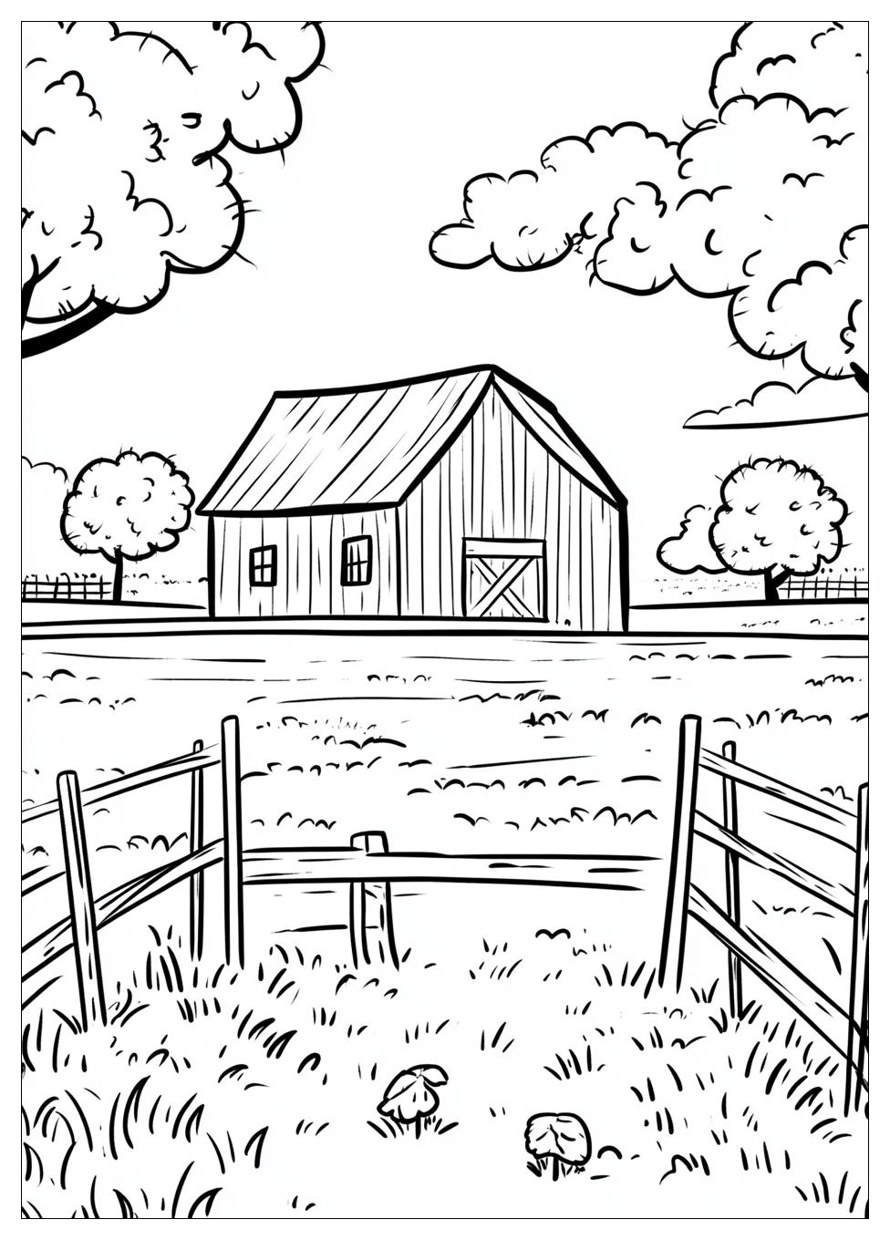 Farm Coloring Pages-10