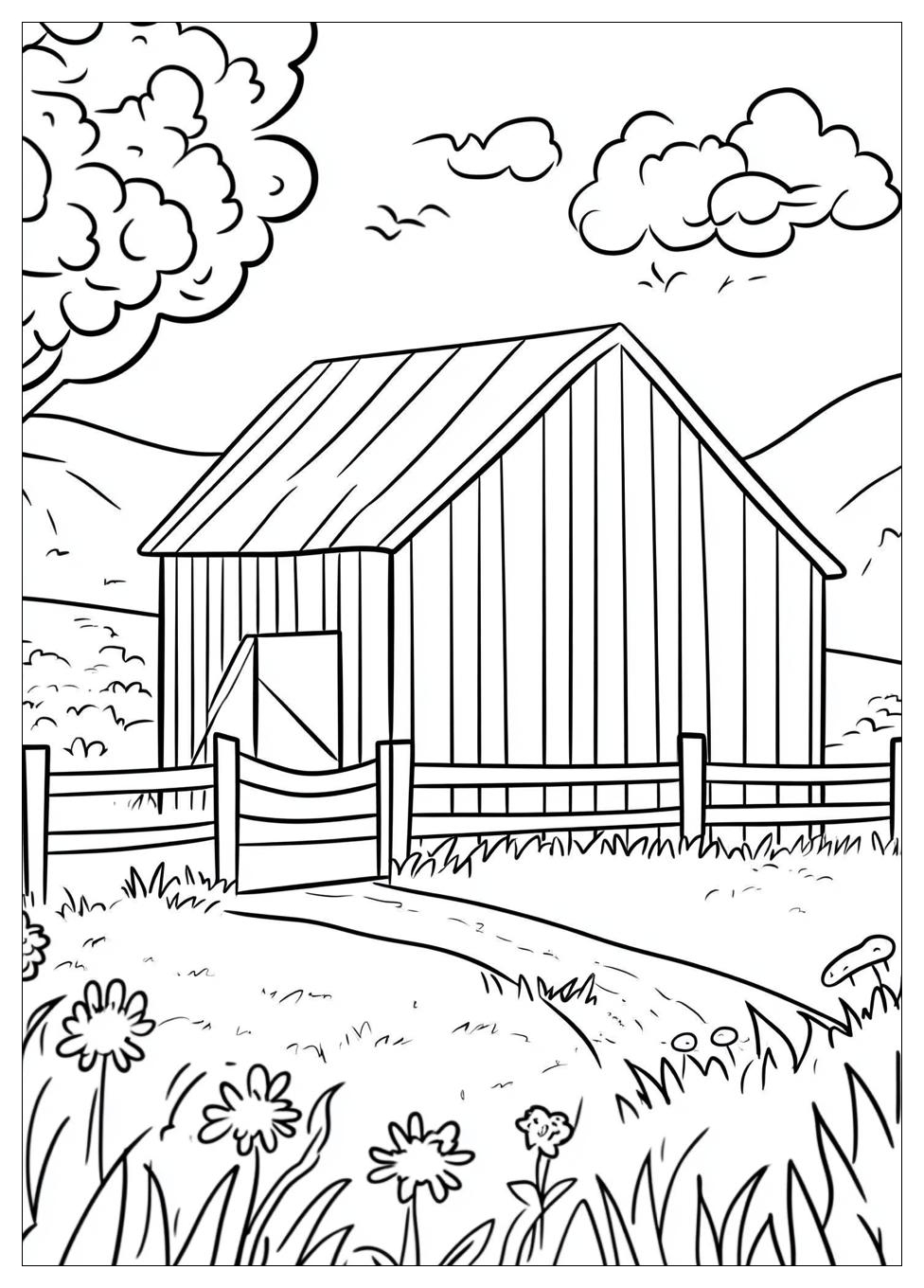 Farm Coloring Pages-11