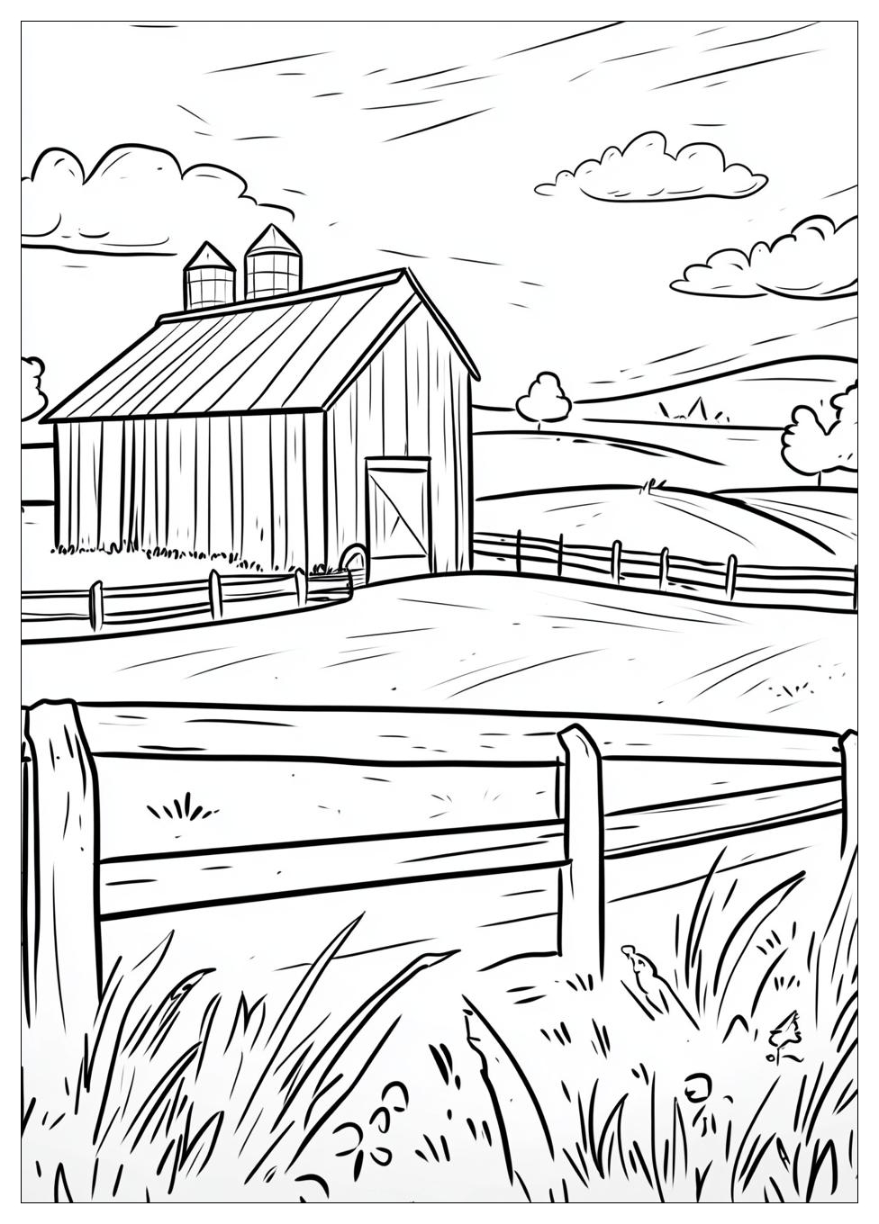 Farm Coloring Pages-12