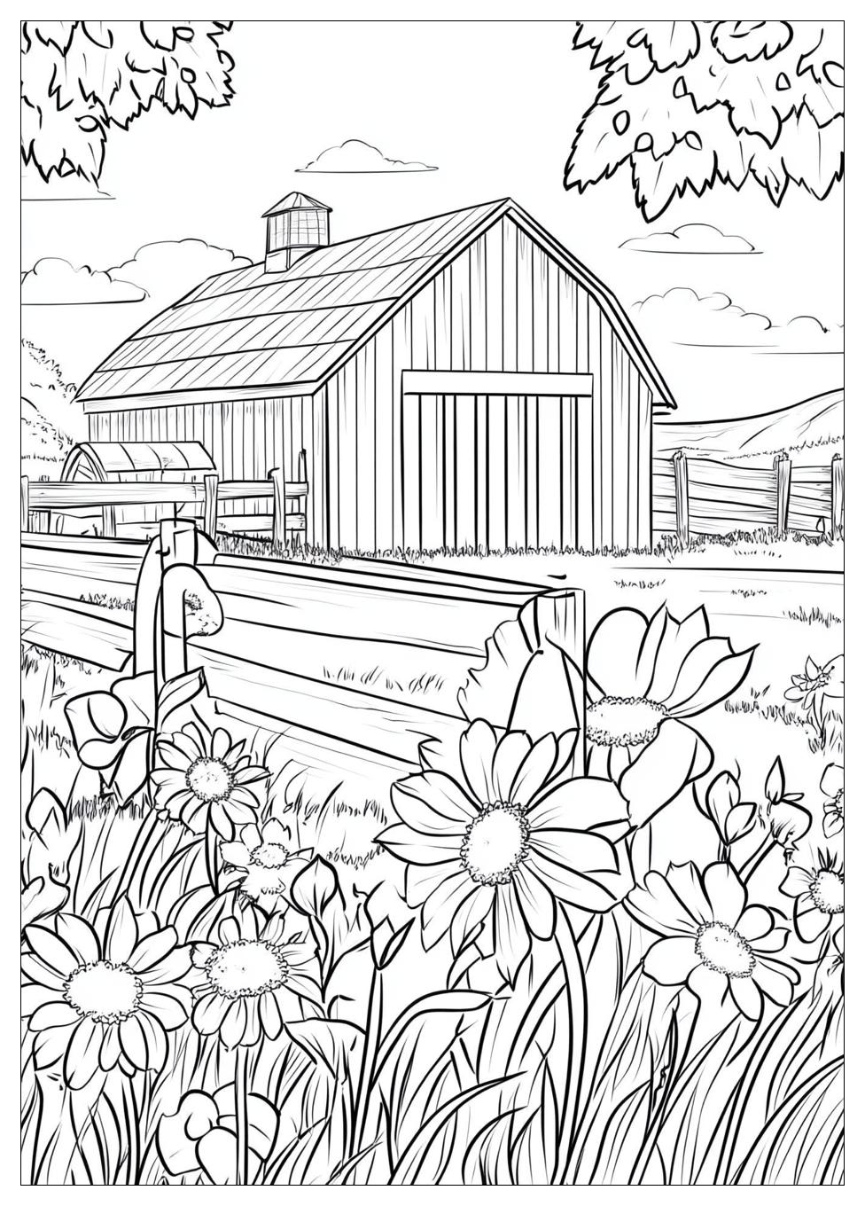 Farm Coloring Pages-13