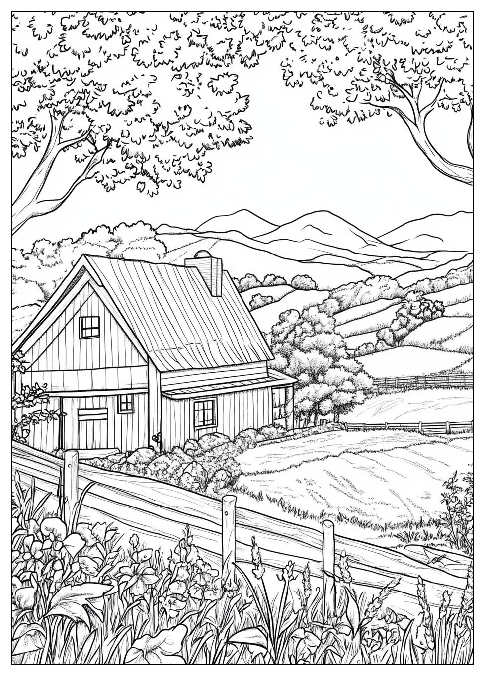 Farm Coloring Pages-16