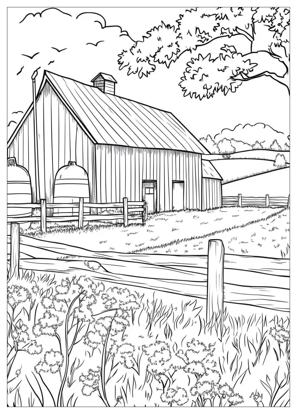 Farm Coloring Pages-17