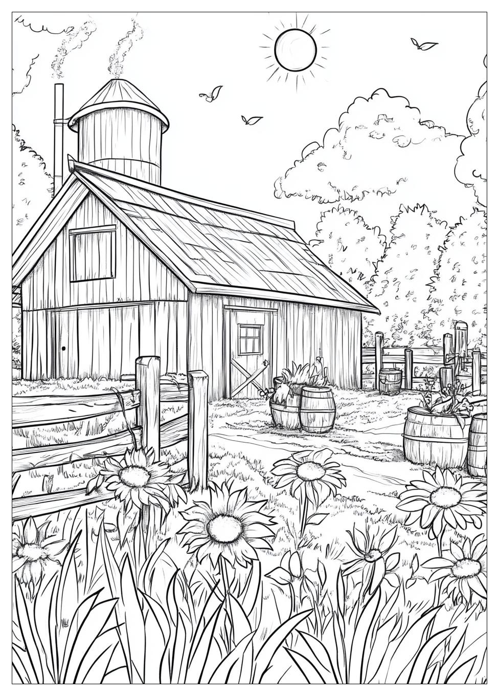 Farm Coloring Pages-18