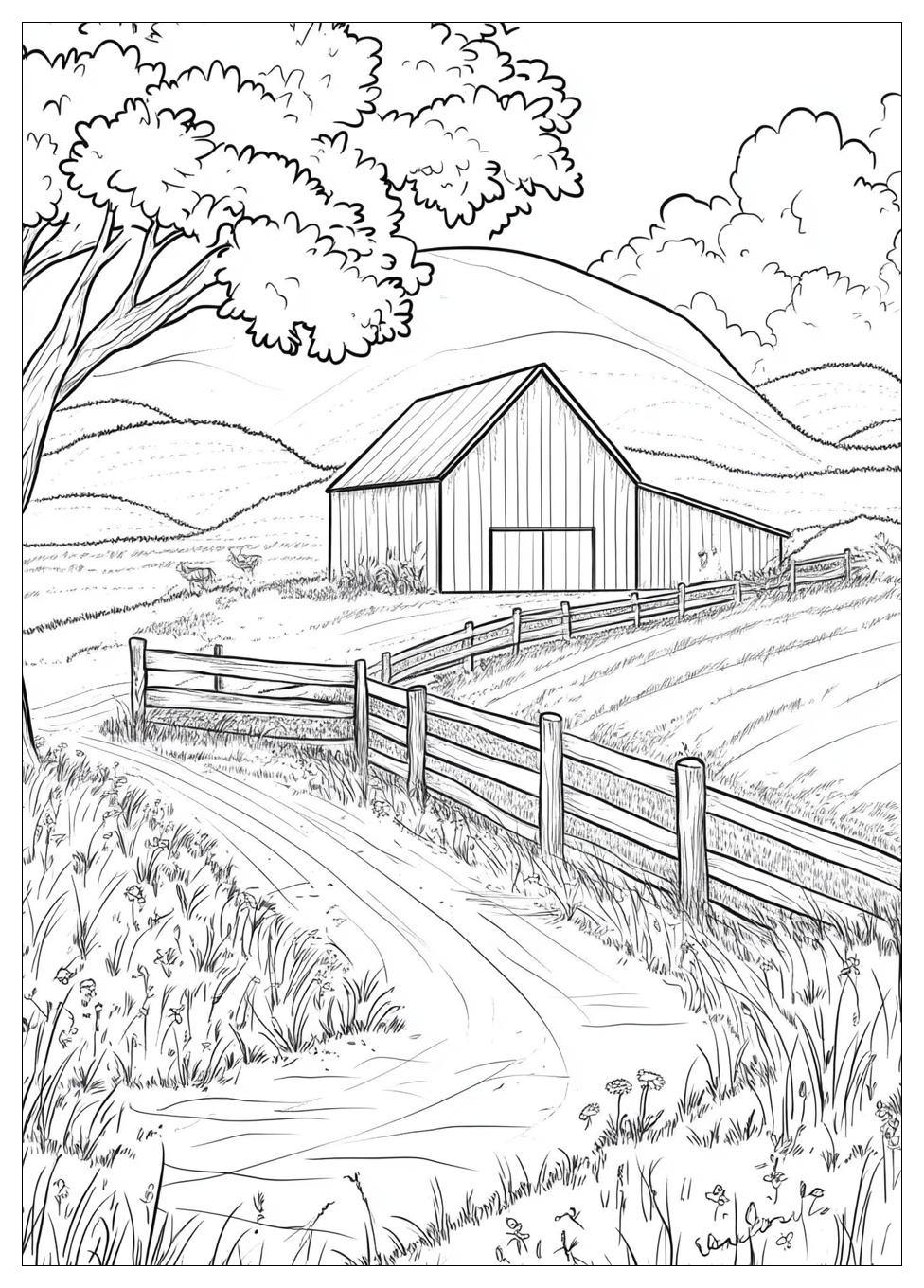 Farm Coloring Pages-19