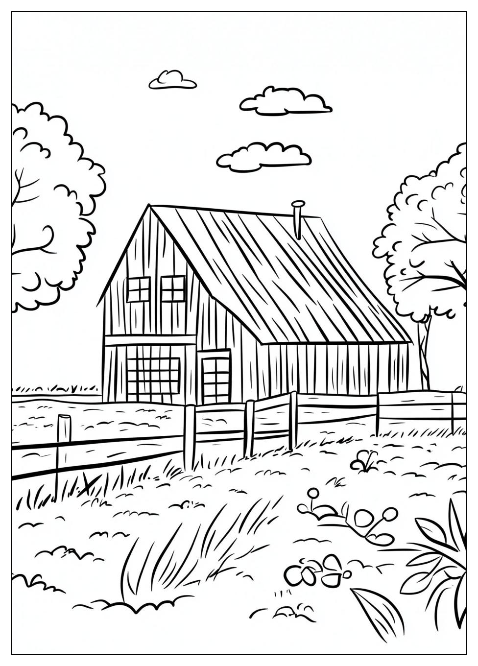 Farm Coloring Pages-2